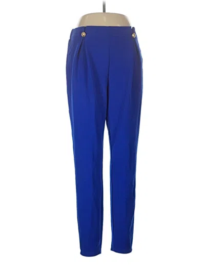 Pre-owned Shein Curve Casual Pants In Blue