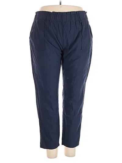 Pre-owned Shein Curve Casual Pants In Blue