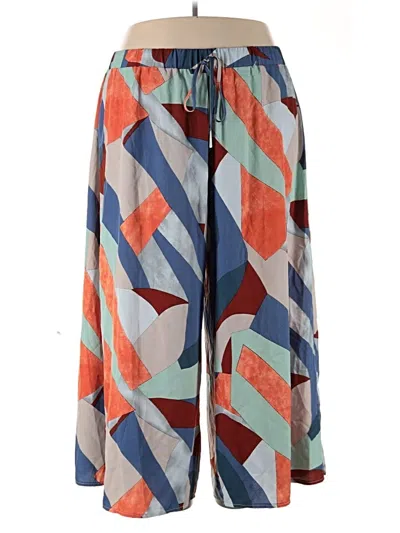 Pre-owned Shein Curve Casual Pants In Blue