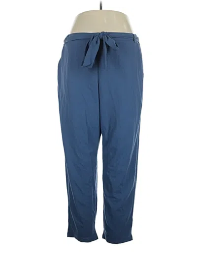 Pre-owned Shein Curve Casual Pants In Blue