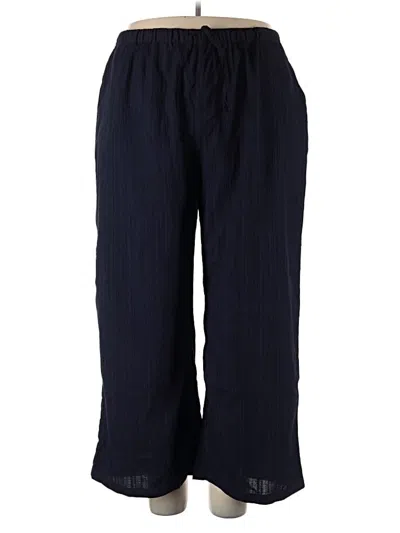 Pre-owned Shein Curve Casual Pants In Blue