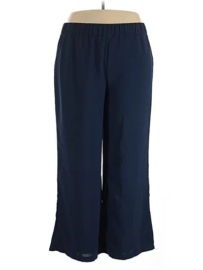 Pre-owned Shein Curve Casual Pants In Blue