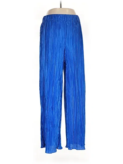 Pre-owned Shein Curve Casual Pants In Blue