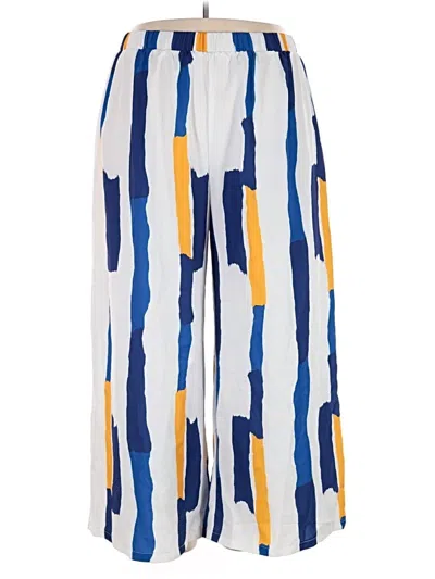 Pre-owned Shein Curve Casual Pants In Blue