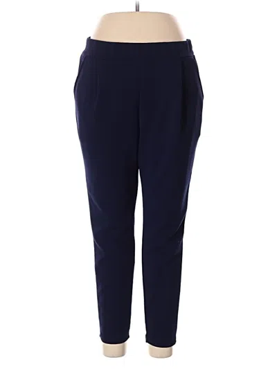 Pre-owned Shein Curve Casual Pants In Blue