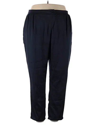Pre-owned Shein Curve Casual Pants In Blue