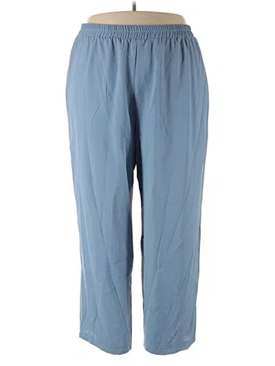 Pre-owned Shein Curve Casual Pants In Blue