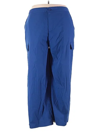 Pre-owned Shein Curve Casual Pants In Blue