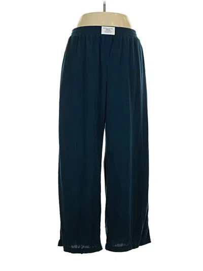 Pre-owned Shein Curve Casual Pants In Blue