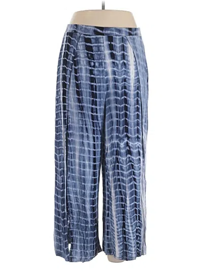 Pre-owned Shein Curve Casual Pants In Blue