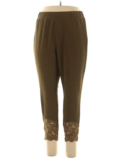 Pre-owned Shein Curve Casual Pants In Brown