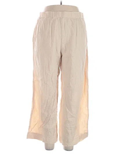 Pre-owned Shein Curve Casual Pants In Brown