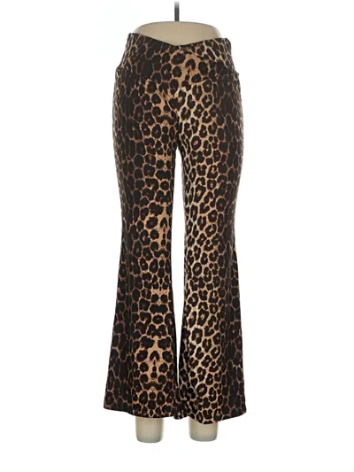 Pre-owned Shein Curve Casual Pants In Brown