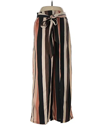 Pre-owned Shein Curve Casual Pants In Brown
