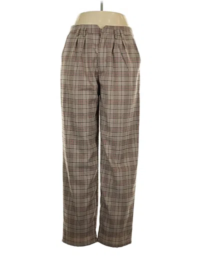 Pre-owned Shein Curve Casual Pants In Brown