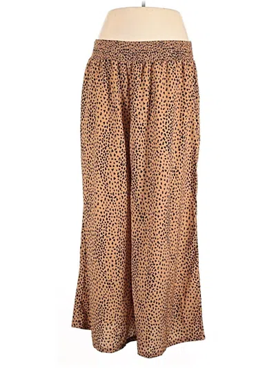 Pre-owned Shein Curve Casual Pants In Gold