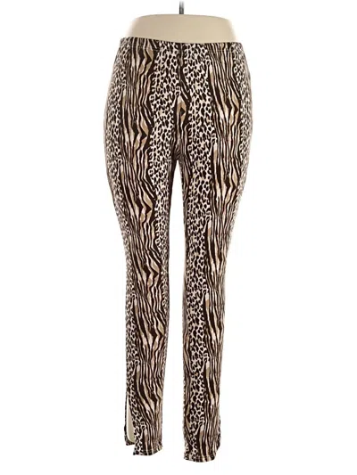 Pre-owned Shein Curve Casual Pants In Gold