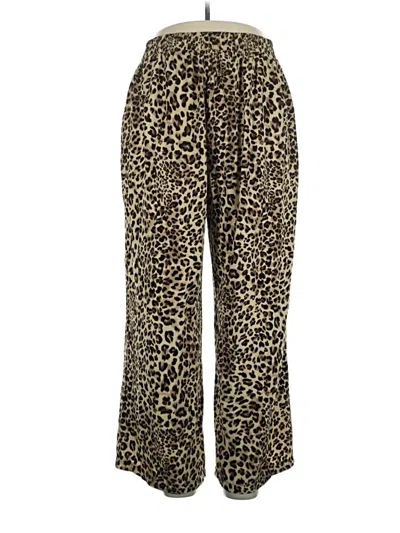 Pre-owned Shein Curve Casual Pants In Gold