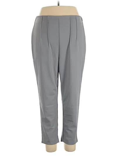 Pre-owned Shein Curve Casual Pants In Gray