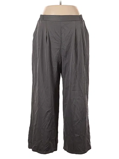 Pre-owned Shein Curve Casual Pants In Gray