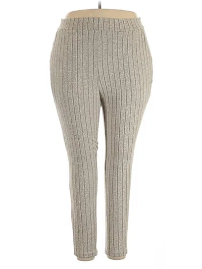 Pre-owned Shein Curve Casual Pants In Gray
