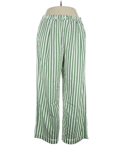 Pre-owned Shein Curve Casual Pants In Green