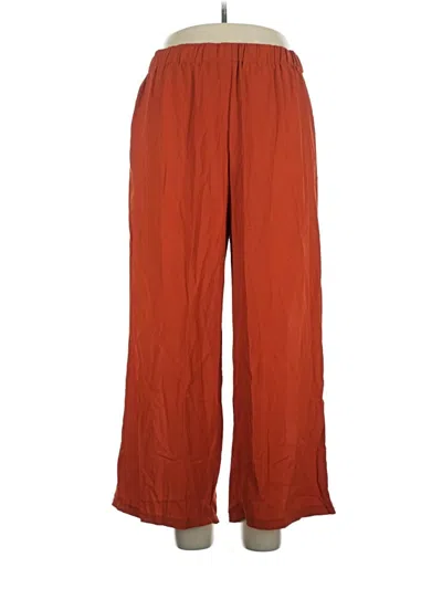 Pre-owned Shein Curve Casual Pants In Orange
