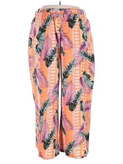 Pre-owned Shein Curve Casual Pants In Orange