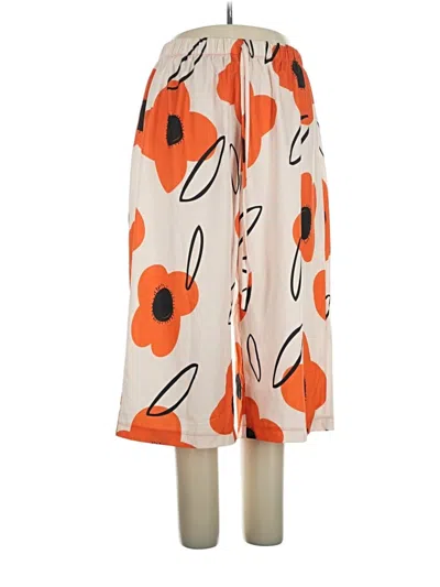 Pre-owned Shein Curve Casual Pants In Orange