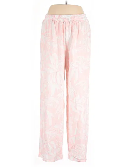 Pre-owned Shein Curve Casual Pants In Pink