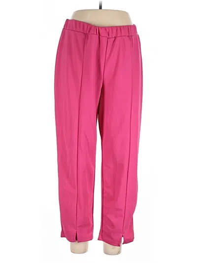 Pre-owned Shein Curve Casual Pants In Pink