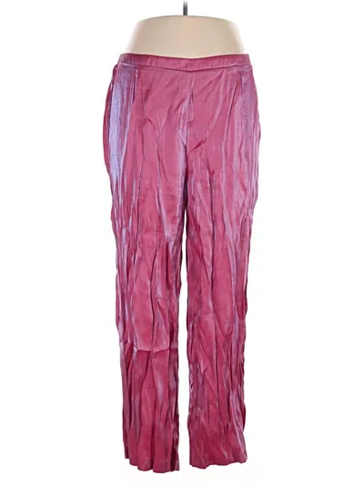 Pre-owned Shein Curve Casual Pants In Pink