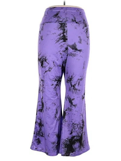 Pre-owned Shein Curve Casual Pants In Purple