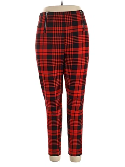 Pre-owned Shein Curve Casual Pants In Red