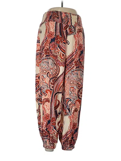 Pre-owned Shein Curve Casual Pants In Red