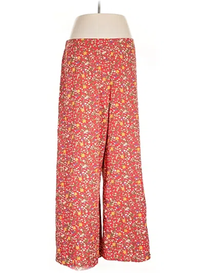Pre-owned Shein Curve Casual Pants In Red