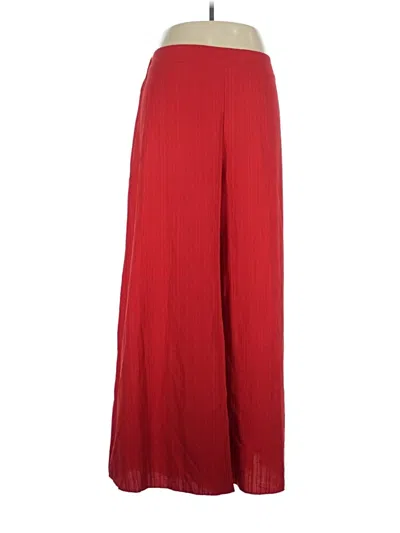 Pre-owned Shein Curve Casual Pants In Red