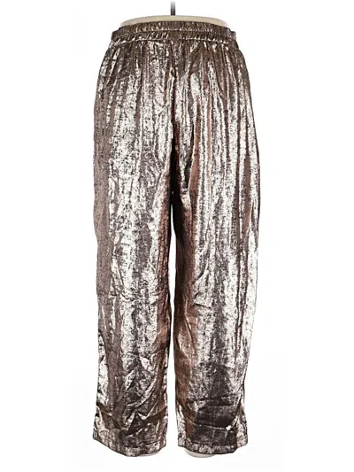 Pre-owned Shein Curve Casual Pants In Silver