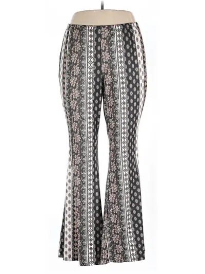 Pre-owned Shein Curve Casual Pants In Silver