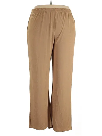 Pre-owned Shein Curve Casual Pants In Tan