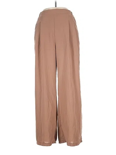Pre-owned Shein Curve Casual Pants In Tan