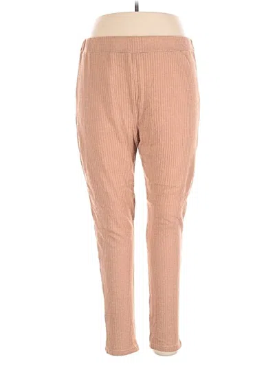 Pre-owned Shein Curve Casual Pants In Tan