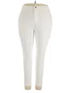 Shein Curve Casual Pants In White