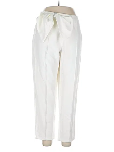 Pre-owned Shein Curve Casual Pants In White