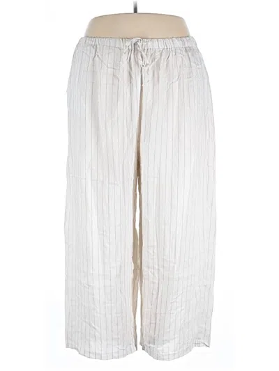 Pre-owned Shein Curve Casual Pants In White