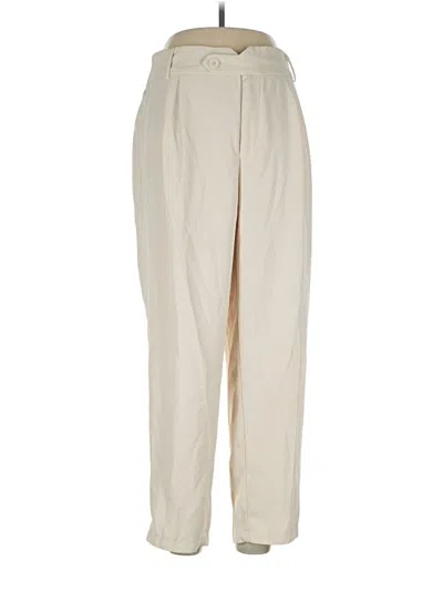 Pre-owned Shein Curve Casual Pants In White