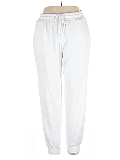 Pre-owned Shein Curve Casual Pants In White