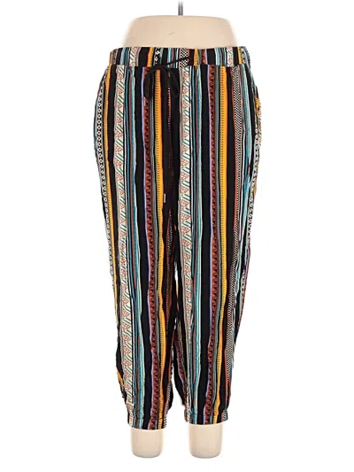 Pre-owned Shein Curve Casual Pants In Yellow