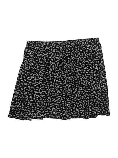 Pre-owned Shein Curve Casual Skirt In Black