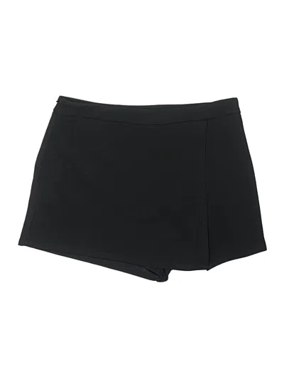 Pre-owned Shein Curve Casual Skirt In Black